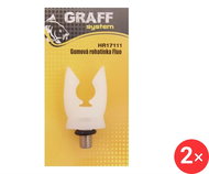 Graff Rubber cornet, narrower Fluo, 2 pcs - Rod Rest