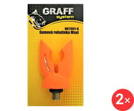 Graff Rubber horn Maxi Orange, 2 pcs - Rod Rest