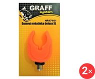 Graff Deluxe XL Rubber Horn, Orange, 2 pcs - Rod Rest