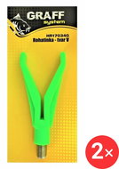 Graff Plastic cornet V Green, 2 pcs - Rod Rest
