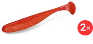 Delphin Zandera UVs, 10 cm, Berry, 2 pcs - Rubber Bait