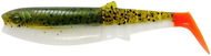 Savage Gear Cannibal Shad 6,8 cm, 3 g, Olive Hot Orange, 2 × 5 ks - Gumová nástraha