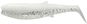 Savage Gear Cannibal Shad 6,8 cm, 3 g, White Flash UV, 2 × 5 ks - Gumová nástraha