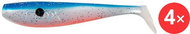 FOX Rage Rubber lure Zander Pro Shad 10 cm UV Red Belly Roller, 4 pcs - Rubber Bait
