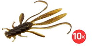 Delphin Nymph Manya UVs, 10,5 cm, MudGold, 2 × 5 pcs - Rubber Bait