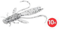 Delphin Nymfa Manya UVs, 10,5 cm, Pearl, 2 × 5 ks - Gumová nástraha