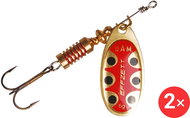 Effzett Standard Spinner, 2 × 10 g Velikost 4 Copper Black Dot - Třpytka