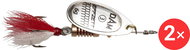 Effzett Standard Spinner Dressed, 2 × 3 g Velikost 1 Sliver - Třpytka