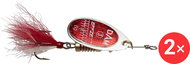 Effzett Standard Spinner Dressed, 2 × 3 g Velikost 1 Reflex Red - Třpytka