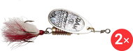 Effzett Standard Spinner Dressed, 2 × 4 g Velikost 2 Reflex Sliver - Třpytka