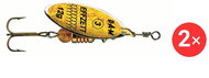 Effzett Predator Spinner, 2 × 3 g Size 0 Yellow - Glitter - Spinner