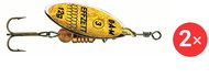 Effzett Predator Spinner, 2 × 7 g Size 2 Yellow - Glitter - Spinner
