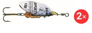 Effzett Predator Spinner, 2 × 7 g Size 2 Silver - Glitter - Spinner