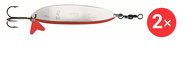 Effzett Slim Standard Spoon 6,5 cm, 2 × 16 g Silver - Spinner