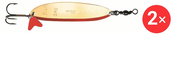 Effzett Slim Standard Spoon 5 cm, 2 × 8 g Silver / Gold - Spinner