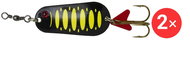 Effzett Standard Spoon 6,5 cm, 2 × 30 g Fluo Yellow / Black UV  - Třpytka