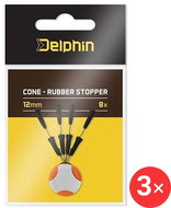 Delphin Stoper Cone Rubber Stopper 12 mm 3 × 8 ks - Stoper