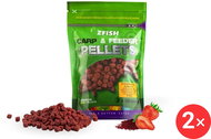 Zfish Chytací pelety Carp&Feeder 2 × 200 g 8 mm Strawberry Robin Red - Pelety