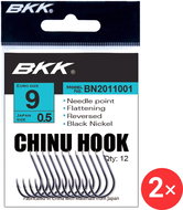 BKK Hook Chinu Diamond Size 9 2 × 12 pcs - Fish Hook