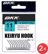 BKK Keiryu Diamond Hook Size 11 2 × 12 pcs - Fish Hook