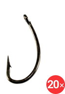 Zfish Teflon Hooks Curved Shank Size 4 2 × 10 pcs - Fish Hook