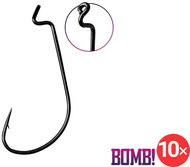Delphin Hook BOMB! D-Shot Offs Worm Size 2/0 2 × 5 pcs - Fish Hook