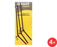 Graff Passage curved 4 × 15 cm 3 pcs Black - passage