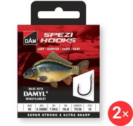 DAM Spezi Carp 2 × Size 2 0,35 mm 7,5 kg 16 lb 70 cm 10 pcs - Rig