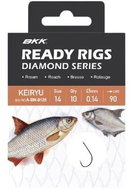 BKK Ready Rig Diamond Keiryu BN 2 × Size 14 0,1 mm 70 cm 10 pcs - Rig