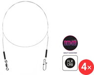 Delphin Fluorocarbon BOMB! with vertebra and carabiner 2 × 18 kg 45 cm 2 pcs - Rig