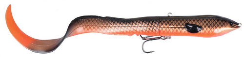 Savage Gear 3D Hard Eel Tail Bait Red Coat Black - Bait - Main image