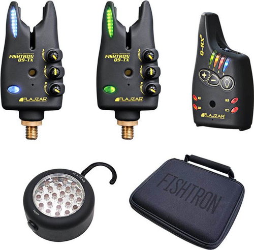 Flajzar set listening Q-RX2 detectors 2x Q9-TX, briefcase, lamp - Alarm Set - Main image
