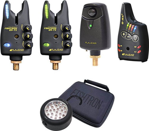 Flajzar set listening Q-RX2 detectors 2x Q9-TX, alarm ALF 2, briefcase, lamp - Alarm Set - Main image