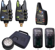 Flajzar set listening Q-RX2 detectors 2x Q9-TX, 2x signaling Catfish, briefcase, lamp - Alarm Set