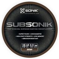 Sonik Subsonik Brown 0,31mm 15lb 3000m - Fishing Line