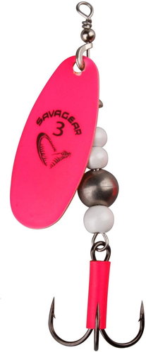 Savage Gear Caviar Spinner3 - 9.5g 08-Fluo Pink - Spinner - Main image