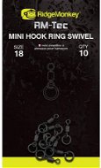 RidgeMonkey RM-Tec Mini Hook Ring Swivel 10 ks - Obratlík