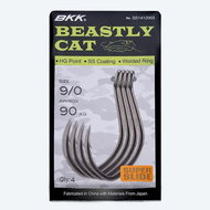 BKK Beastly Cat Size 9/0 4pcs - Fish Hook
