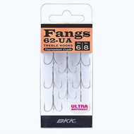 BKK Fangs-62 UA Size 2/0 6pcs - Triple-Hook