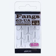 BKK Fangs-63 UA Size 8 8pcs - Triple-Hook