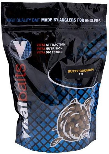 Vitalbaits Boilie Nutty Crunch 24mm 1kg - Boilies - Main image