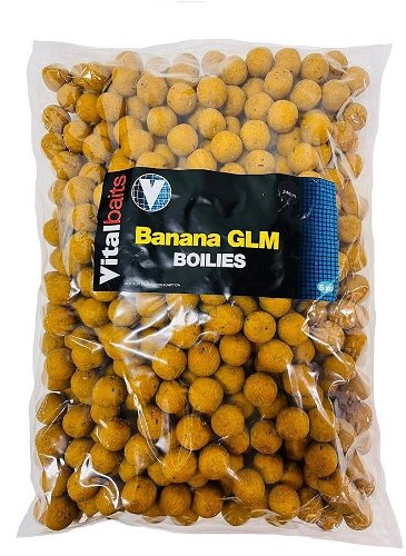 Vitalbaits Boilie Banana GLM 24mm 5kg - Boilies