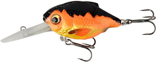 Savage Gear 3D Crucian Crank34 3.4cm 3.4g SF DR 04-Black & Orange - Bait - Main image