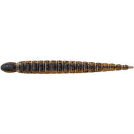 Keitech Custom Leech 3" 7,6cm 1,3g Cinnamon PP/Blue Neon 10pcs - Rubber Bait