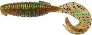 Keitech Flapper Grub 4" 10,2cm 6,5g Peach Green FLK 7pcs - Rubber Bait