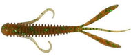 Keitech Hog Impact 4" 10,2cm Peach Green FLK 8pcs - Rubber Bait