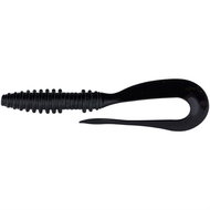 Keitech Mad Wag Mini 2,5" 6,3cm 0,6g Black 12pcs - Rubber Bait