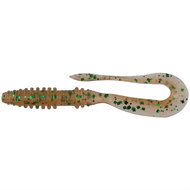 Keitech Mad Wag Mini 2,5" 6,3cm 0,6g Peach Green FLK 12pcs - Rubber Bait