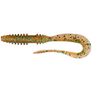 Keitech Mad Wag Mini 3,5" 8,9cm 1,8g Peach Green FLK 10pcs - Rubber Bait