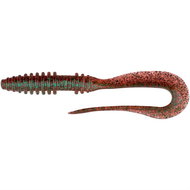 Keitech Mad Wag Slim 4,5" 11,4cm 2,9g Plum Green Flakes 9pcs - Rubber Bait